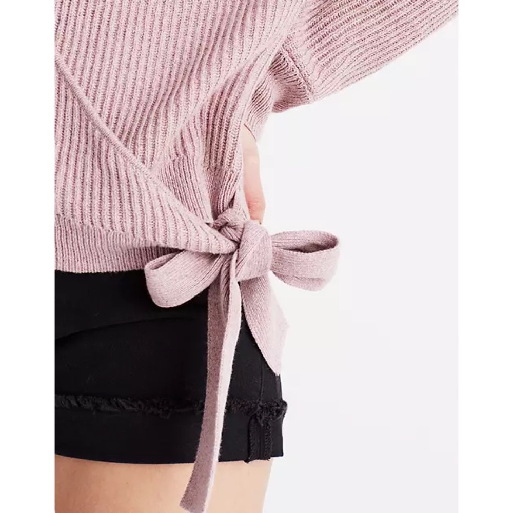 Madewell Side-Tie Pullover Sweater - Picture 3 of 7